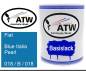 Preview: Fiat, Blue Italia Pearl, 018 / B / 018: 1L Lackdose, von ATW Autoteile West.